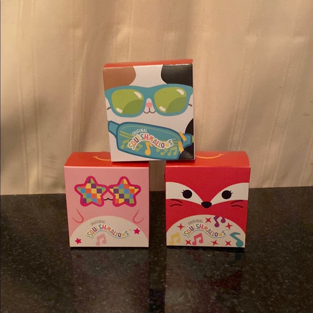 3 Squishmallows McDonald's Happy Meal Toys 2023